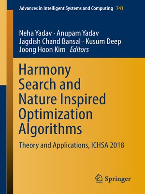 cover image of Harmony Search and Nature Inspired Optimization Algorithms